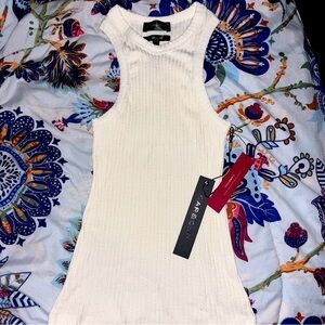 NWT Carbon38 High Neck Ribbed Tank / XS